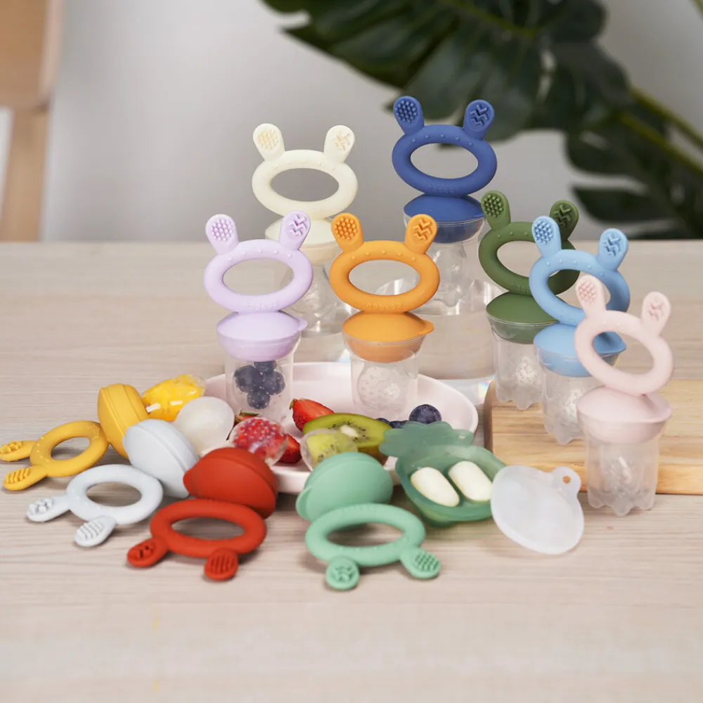 New Fresh Food Feeder Fruitspeen Steel blue Servies & Drinkbekers