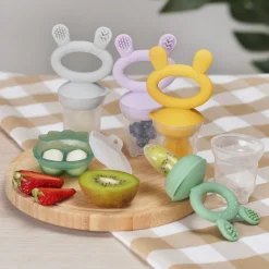 New Fresh Food Feeder Fruitspeen Steel blue Servies & Drinkbekers