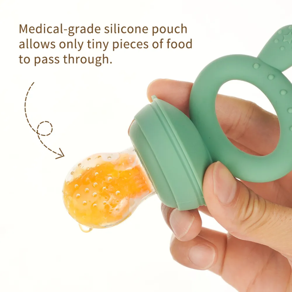 Servies & Drinkbekers<Haakaa Fresh Food Feeder Fruitspeen Sky blue