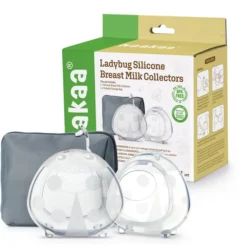 Borstvoeding<Haakaa Lekschalen Ladybugs Medisch Siliconen 75 ml 2 stuks