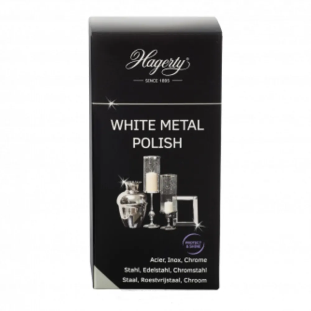 Clearance Poets voor Staal, RVS en Chrome White Metal Polish 250 ml Speciaal Reinigers