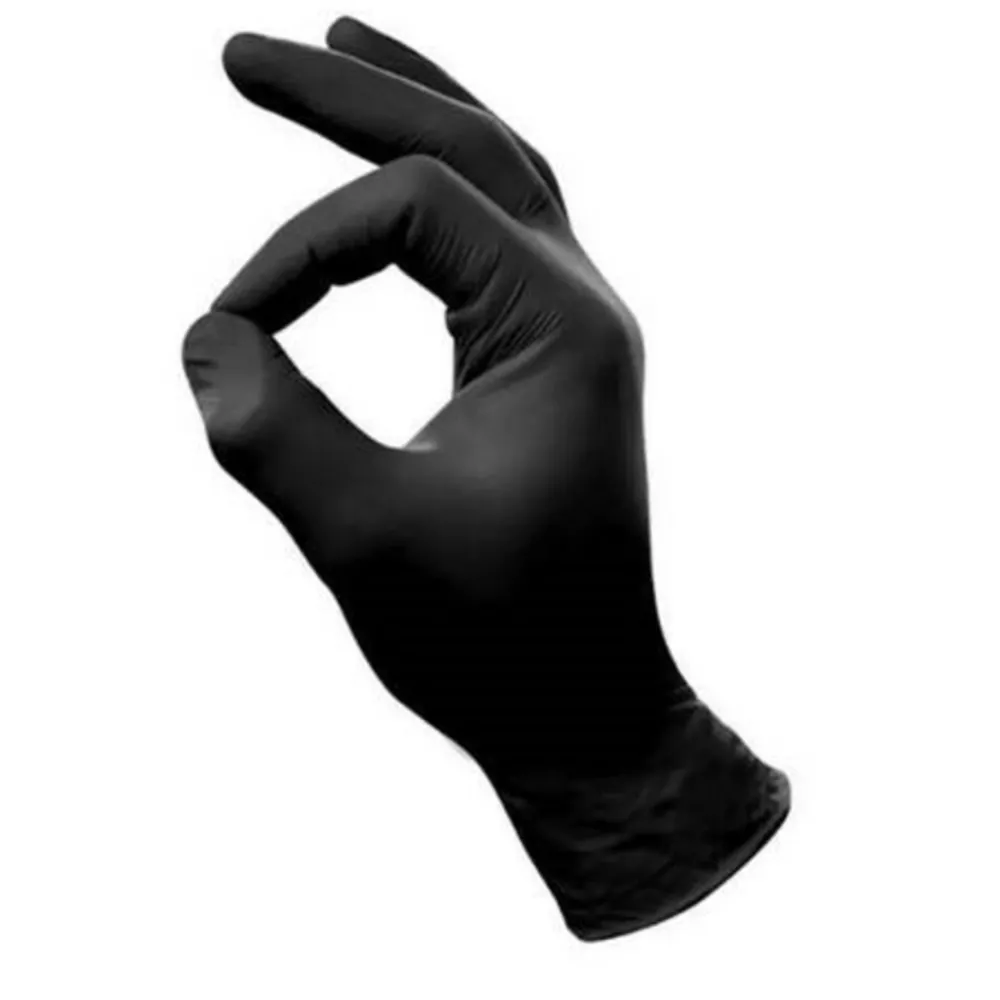 Sale Handschoenen Nitril Poedervrij Zwart M 100 stuks Hulpmiddelen