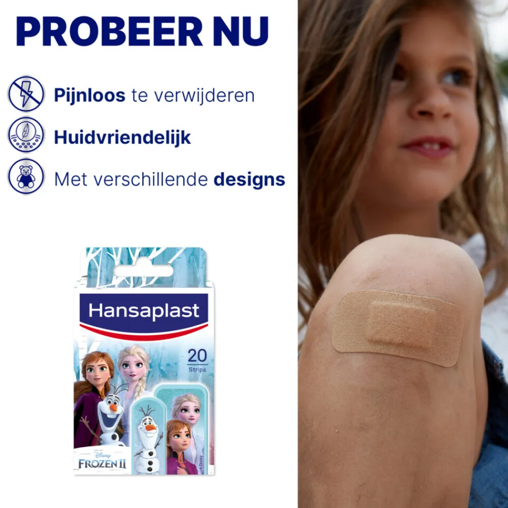 Wondverzorging|Pleisters<Hansaplast Junior Frozen 20 stuks