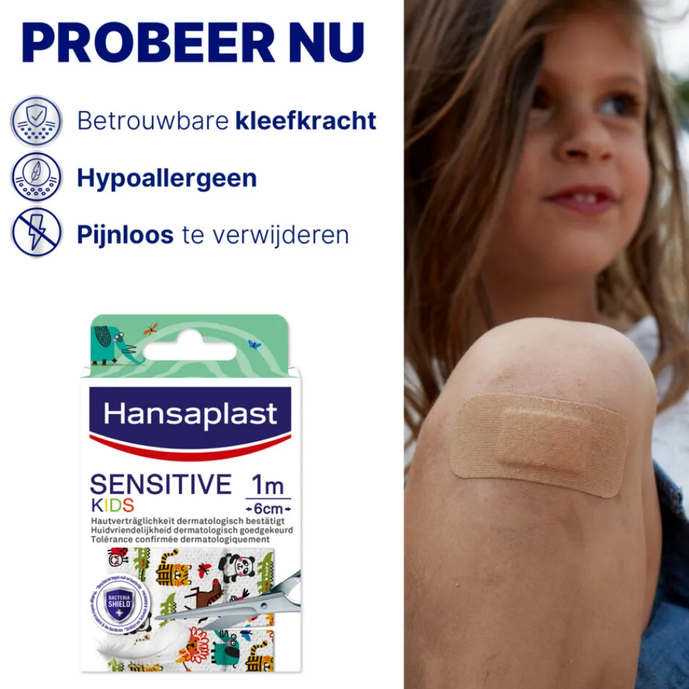 Hot Sensitive Kids 1m x 6 cm Pleisters