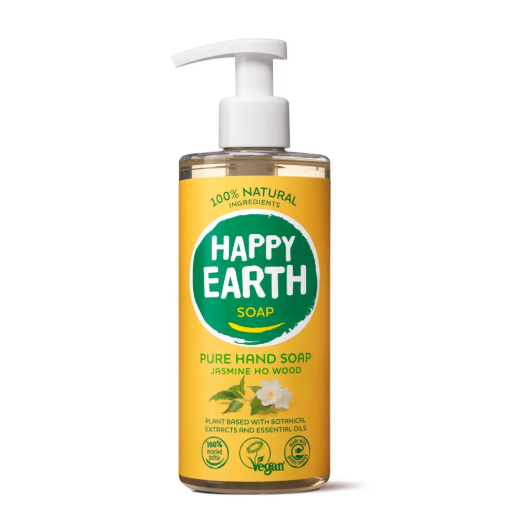 100% Natuurlijke Handzeep Jasmine Ho Wood 300 ml^Happy Earth New
