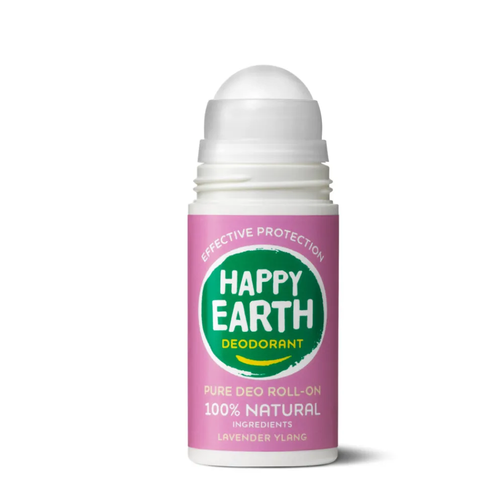 Deodorant<Happy Earth 100% Natuurlijke Deodorant Roller Lavender Ylang 75 ml