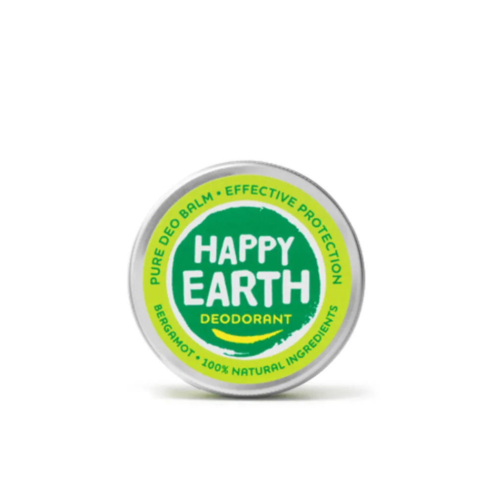 Deodorant<Happy Earth 100% Natuurlijke Deodorant Balm Bergamot 45 gr