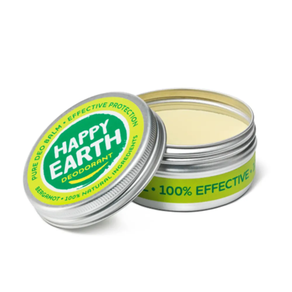Deodorant<Happy Earth 100% Natuurlijke Deodorant Balm Bergamot 45 gr
