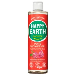 100% Natuurlijke Douchegel Floral Patchouli 300 ml^Happy Earth New