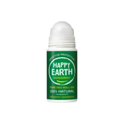Deodorant<Happy Earth Deodorant Roll-On Bergamot Cedarwood 100% Natuurlijk 75 ml
