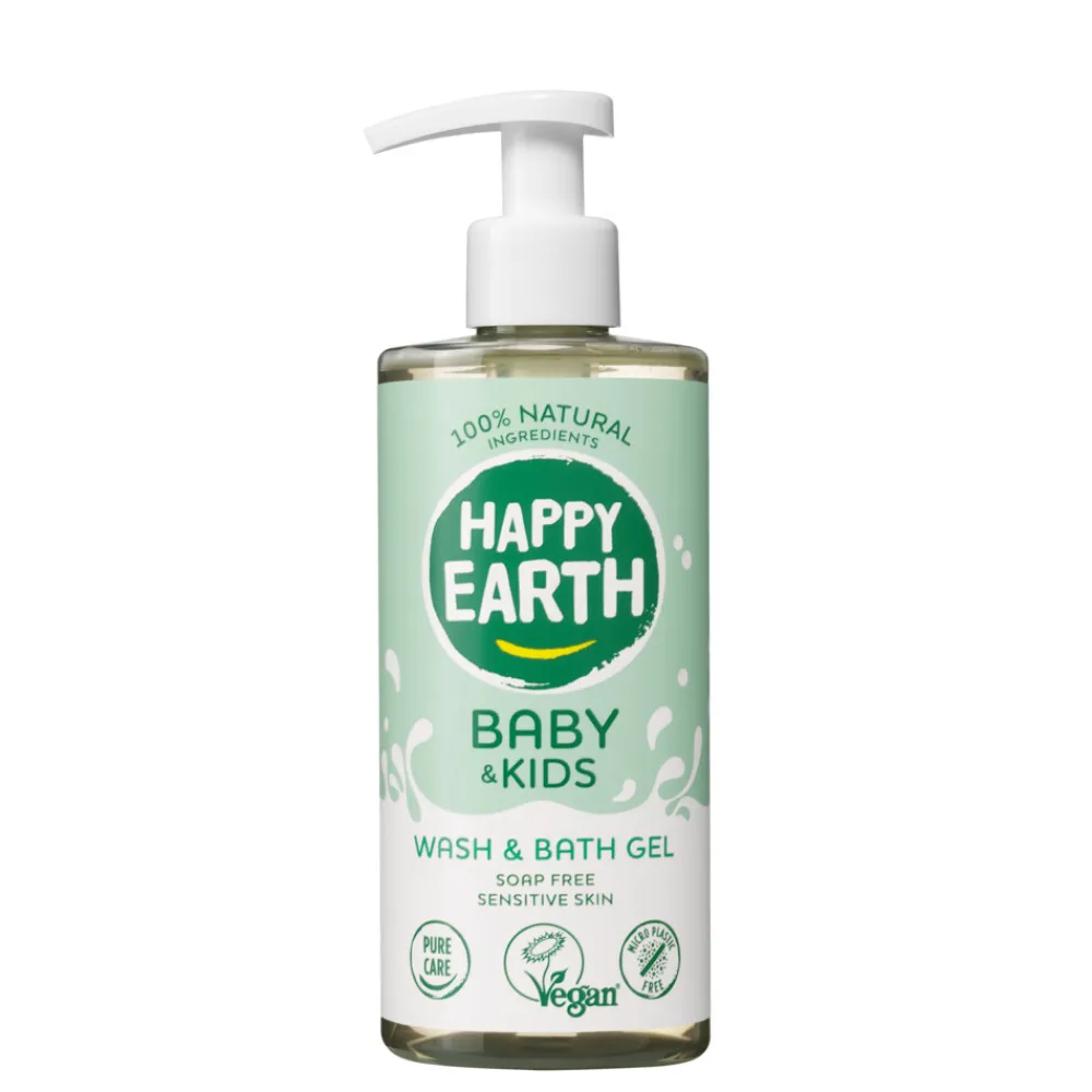 Wasgel 100% Natuurlijk Baby & Kids 300 ml^Happy Earth Clearance