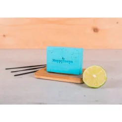 Bad & Douche<HappySoaps Body Wash Bar Bergamot en Wierook 100 gr