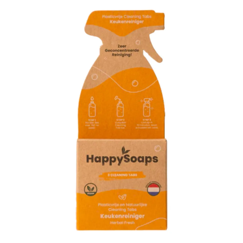 Cleaning Tabs Keukenreiniger Herba Fresh 24 gr^HappySoaps Best