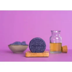 Shampoo<HappySoaps Shampoo Bar Bright Violet Zilver 70 gr