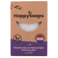 Scheren & Ontharen<HappySoaps Shaving Bar Lavendel 70 gr