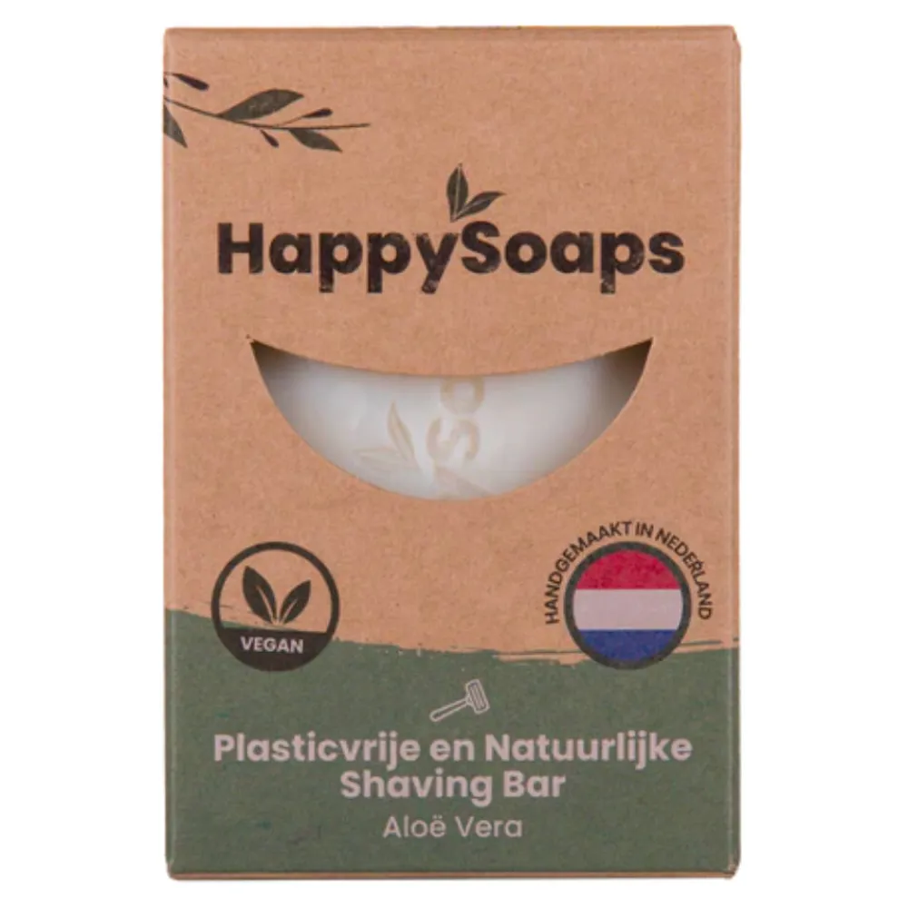 Shaving Bar Aloë Vera 70 gr^HappySoaps