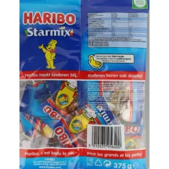 Snoep<Haribo Starmix Uitdeelzakjes 375 gr