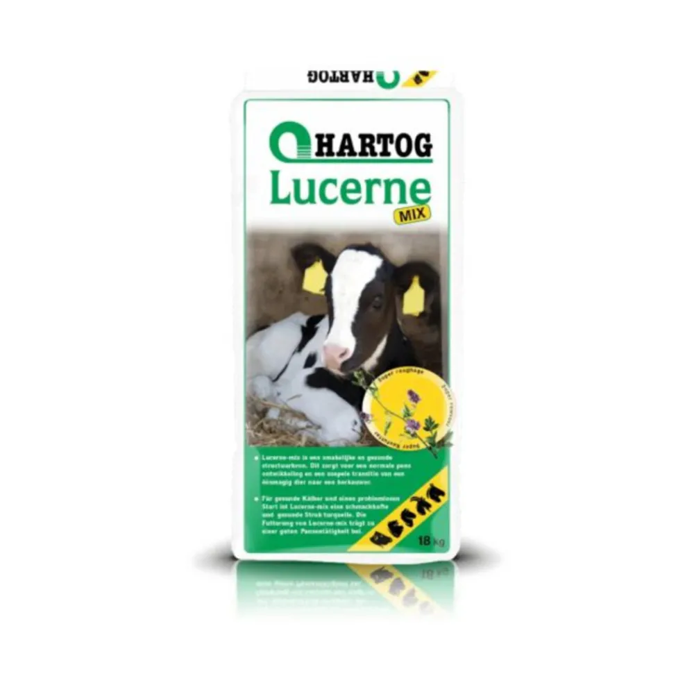 Erfdieren<Hartog Kalveren Lucerne Mix 18 kg