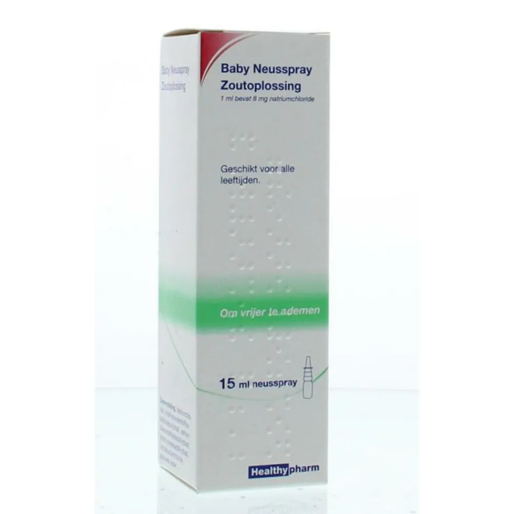 Baby Zoutoplossing 8mg/ml Neusspray 15 ml^Healthypharm Outlet