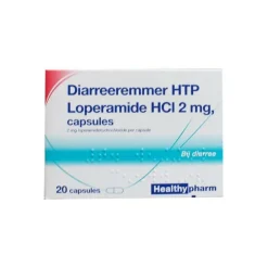 Diareeremmer 2 mg HTP Loperamide HCl 2 mg 20 capsules^Healthypharm Hot