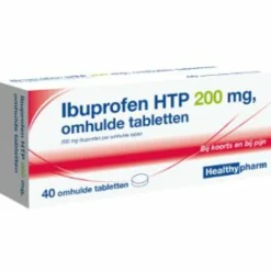 Pijnstillend<Healthypharm Ibuprofen 200mg 40 tabletten