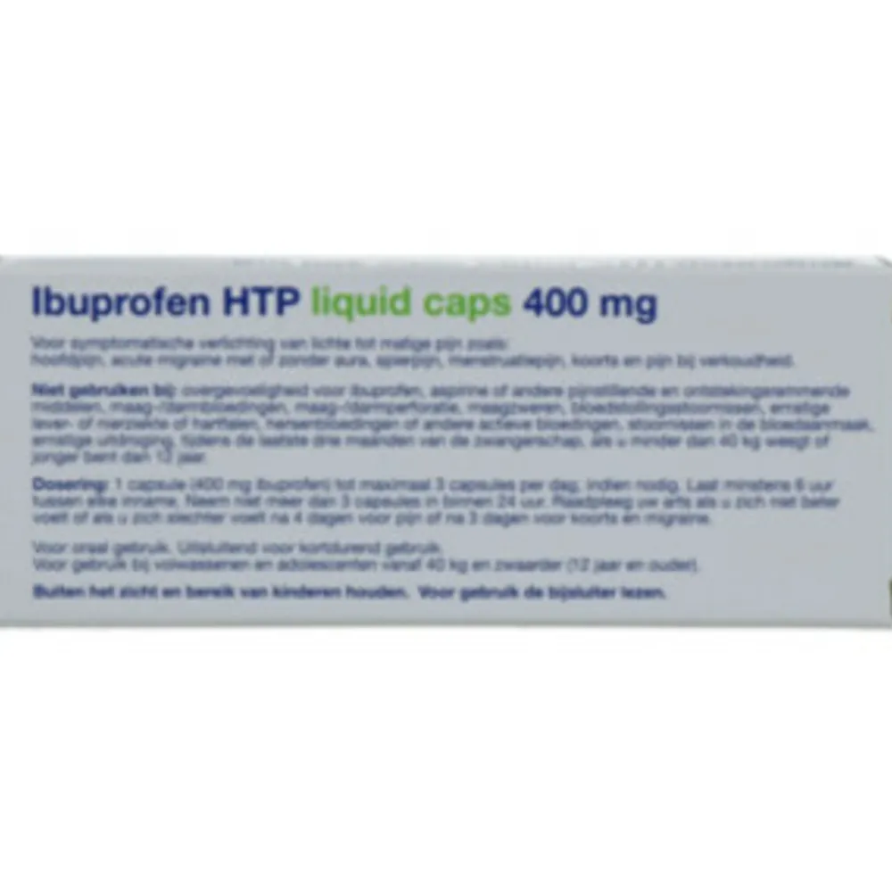 Ibuprofen 400mg Liquid Caps 20 capsules^Healthypharm Online