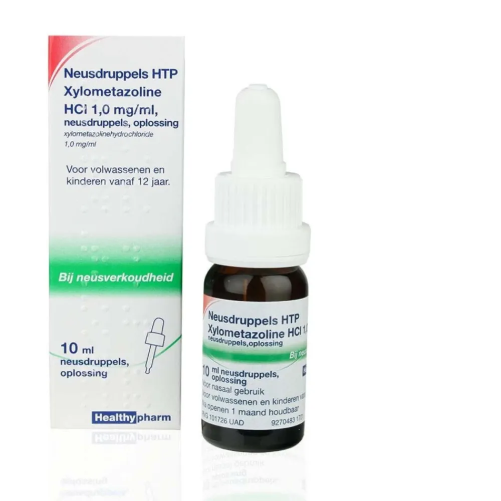 Neusdruppels 1 mg/ml Xylometazoline 10 ml^Healthypharm Outlet