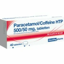 Paracetamol Coffeïne 500/50 mg 40 tabletten^Healthypharm Clearance