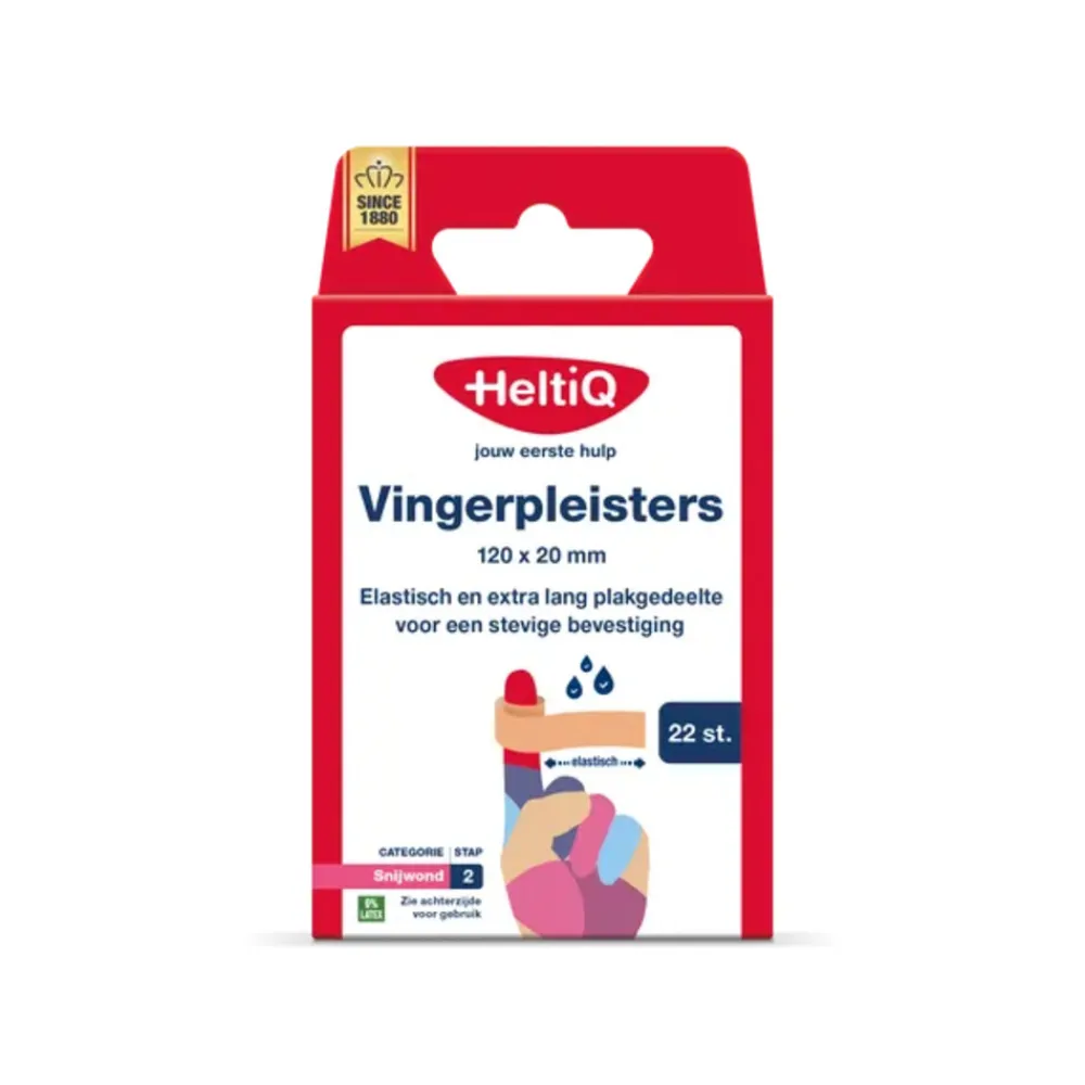 Hot Vingerpleisters 120x20 mm 22 stuks Pleisters
