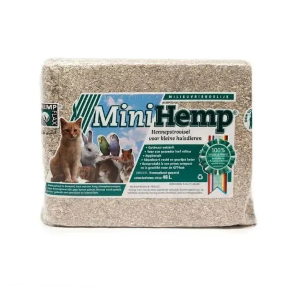 Best Hennepvezelstrooisel Bodembedekking 48 liter Bodembedekking|Bodembedekking