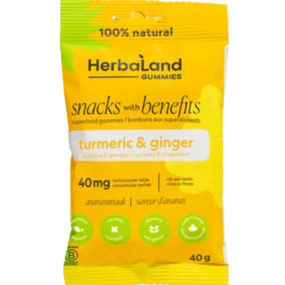 New Gummies Tumeric & Ginger 40 gr Superfoods