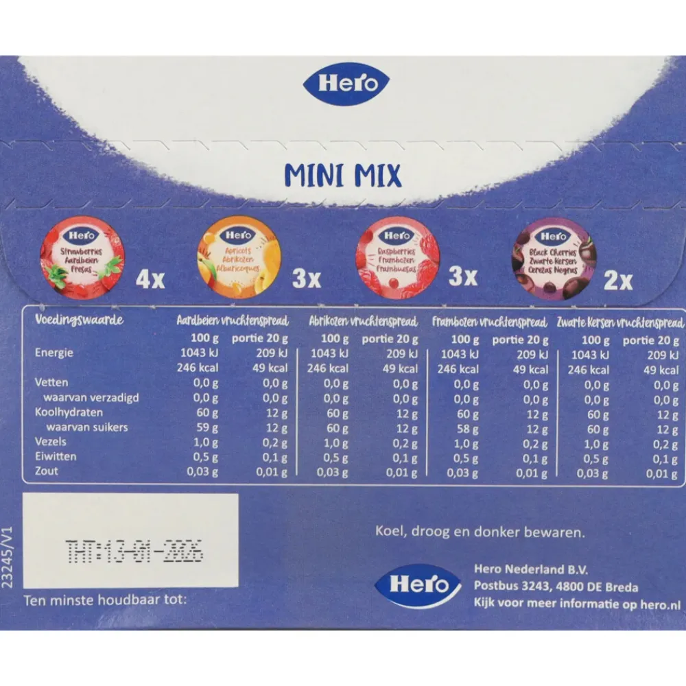 Beleg<Hero Jam Variatie Cups 12x20 gr