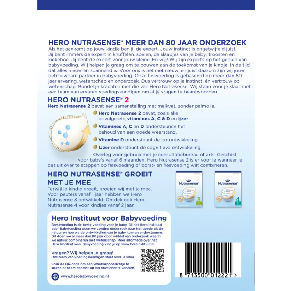 Online Opvolgmelk 2 (6-12 mnd) 700 gr Baby & Peutervoeding