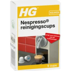 Nespresso Reinigingscups 6 stuks^HG Clearance