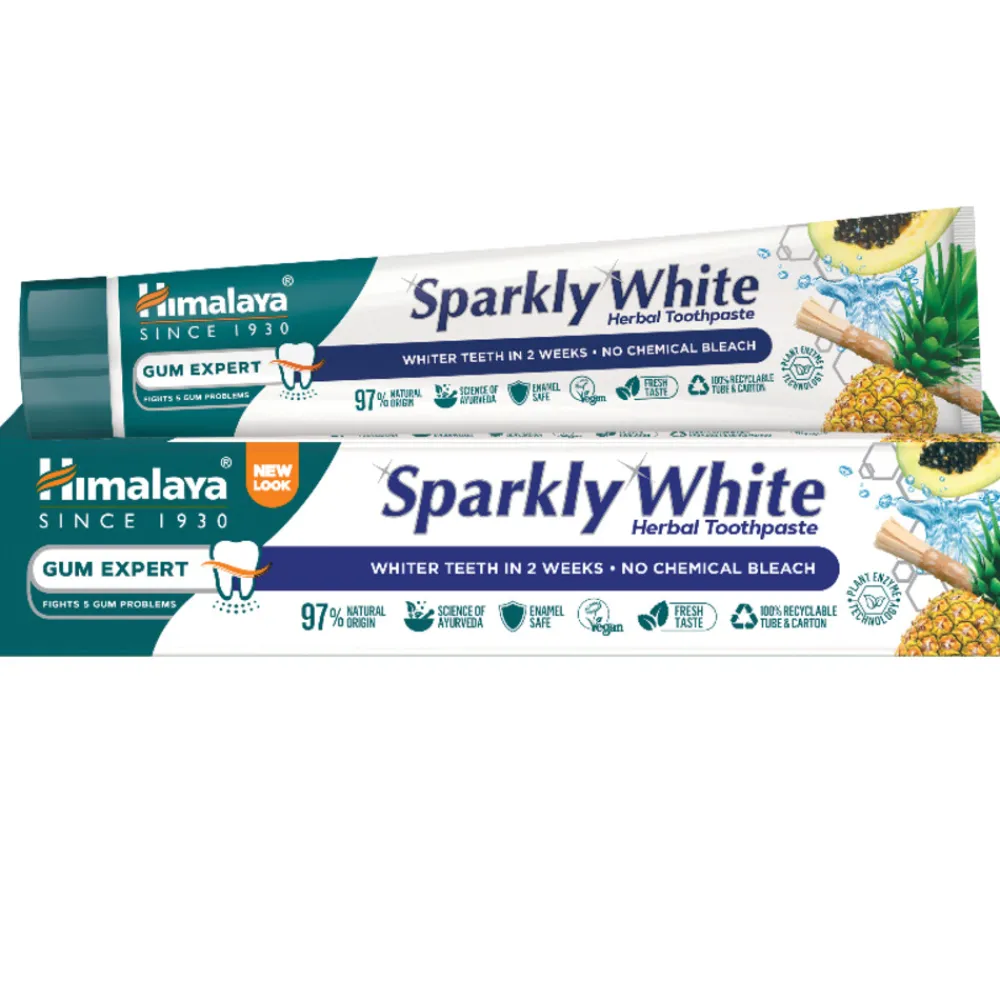 Spoelen & Poetsen<Himalaya Herbals Kruidentandpasta Sparkly White 75 ml