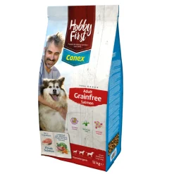 Hondenvoer<HobbyFirst Canex Adult Hondenvoer Salmon Grainfree 12 kg