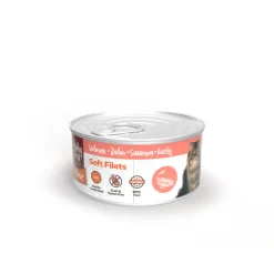 Kattenvoer<HobbyFirst Feline Blik Zachte Filets Zalm 70 gr