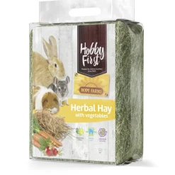 Droogvoer & Zaden<HobbyFirst Hope Farms Herbal Hay Groentes 1 kg