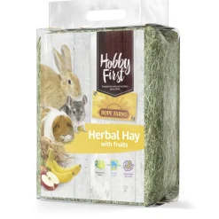 Droogvoer & Zaden<HobbyFirst Hope Farms Herbal Hay Fruit 1 kg