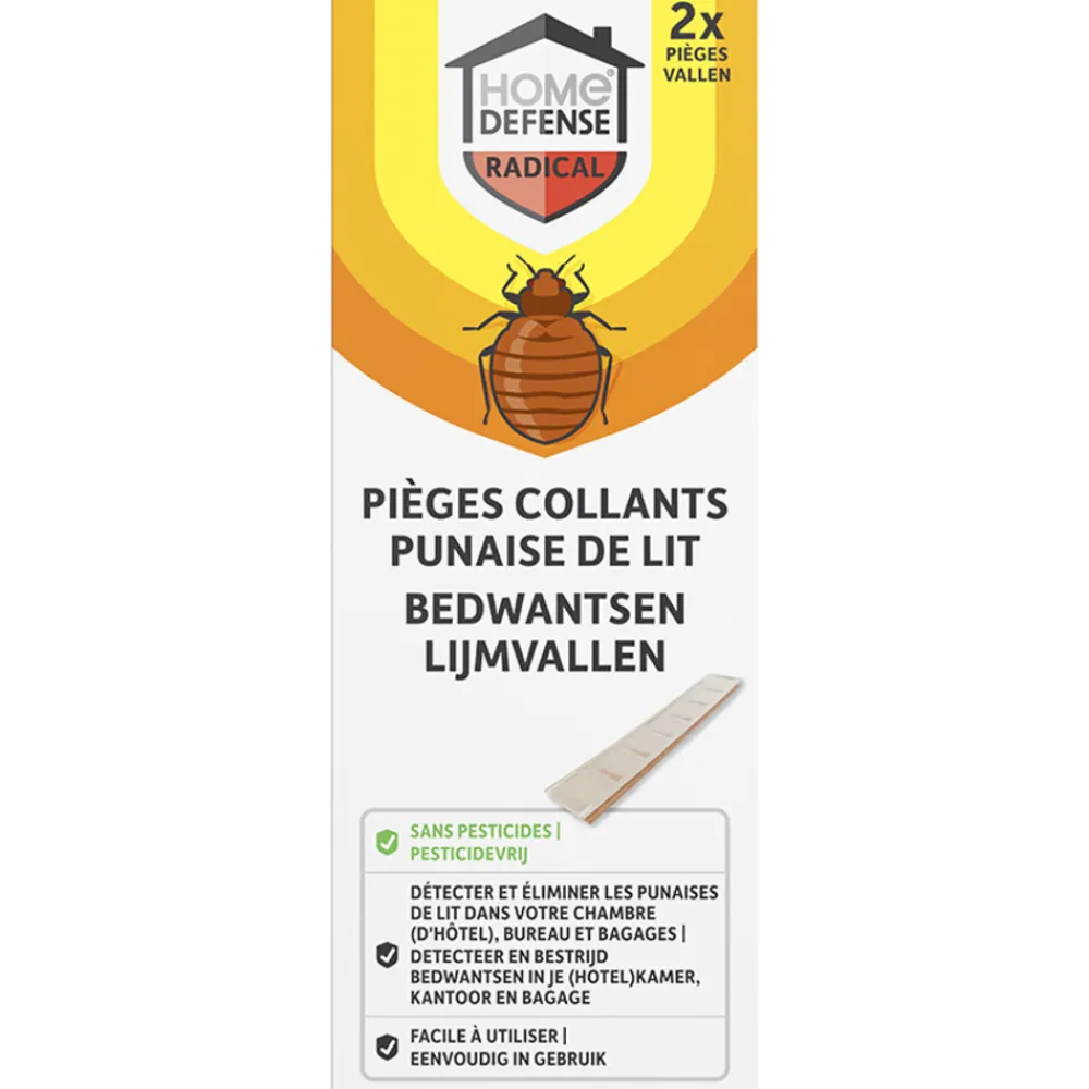Bedwantsen Lijmvallen 2 stuks^Home Defense Hot