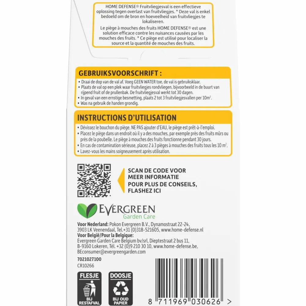 Ongediertebestrijding|Insecten & Ongedierte<Home Defense Fruitvliegjesval