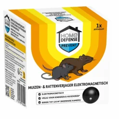 Ongediertebestrijding<Home Defense Muizen- en Rattenverjager 130 m2 Elektromagnetisch
