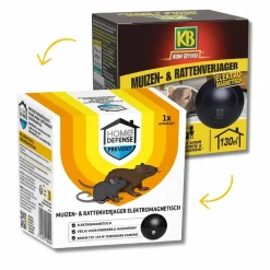 Ongediertebestrijding<Home Defense Muizen- en Rattenverjager 130 m2 Elektromagnetisch