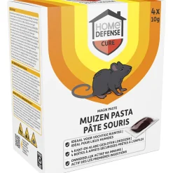 Ongediertebestrijding<Home Defense Muizen Pasta Alfachloralose Kant-en-Klare Lokdoos Magik Paste 4 stuks
