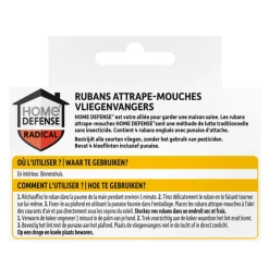 Ongediertebestrijding<Home Defense Vliegenvangers Kleeflintens 4 stuks