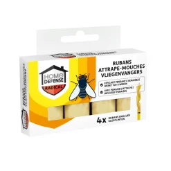 Ongediertebestrijding<Home Defense Vliegenvangers Kleeflintens 4 stuks