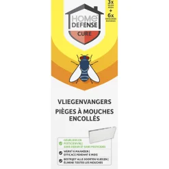 Ongediertebestrijding<Home Defense Vliegenvangers 3 Vallen en 6 Navullingen 1 set