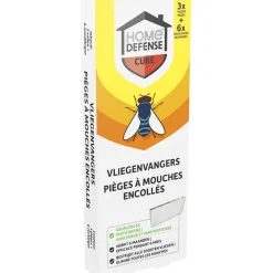 Ongediertebestrijding<Home Defense Vliegenvangers 3 Vallen en 6 Navullingen 1 set