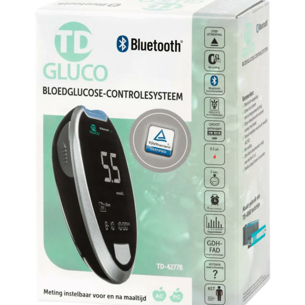 New TD-Gluco Bluetooth Startpakket Zelftesten|Zelfzorg