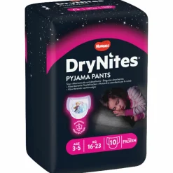 Luiers<Huggies DryNites Absorberende Luierbroekjes Meisjes 3-5 jaar 10 stuks